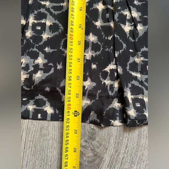 TOAST Black Patterned A-Line Below Knee Skirt UK 12 - Picture 7 of 8